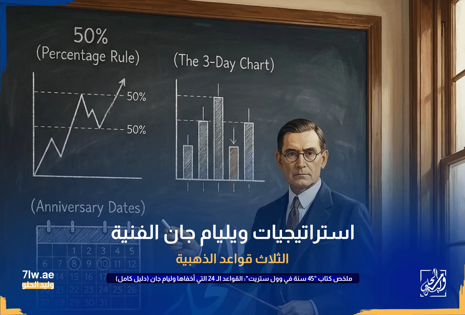 استراتيجيات ويليام جان في كتابه ٤٥ سنة في وول ستريت